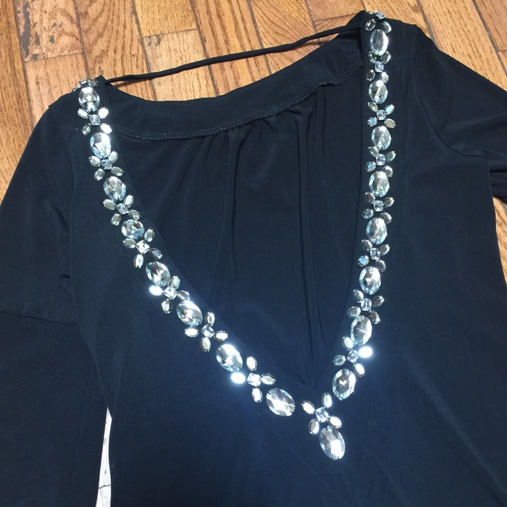 Backless mini dress